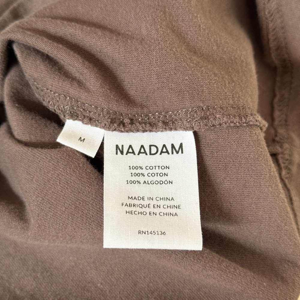 NAADAM Gray Short Sleeve Oversized Boxy Graphic Tee Painted Octopus Size Medium - Picture 11 of 12